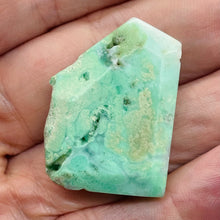 Load image into Gallery viewer, Chrysoprase 13g Freeform Pendant Bead | 34x24x9mm | Green | 1 Pendant Bead |