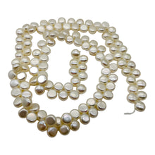 Load image into Gallery viewer, Divine top-Drilled Creamy White Pearl Strand 104762