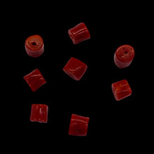 Load image into Gallery viewer, Natural AAA Red Coral Branch Tube Beads | 4 to 5 x 4mm | Red | Tube | 8 Beads |