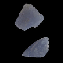 Load image into Gallery viewer, Blue Chalcedony 14g Druzy Nugget Beads | 22x22x16mm | Blue | 2 Beads |