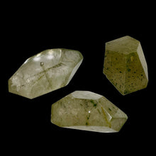 Load image into Gallery viewer, Rutilated Quartz Incredible Centerpiece Beads | 32x13mm to 27x18mm | 3 Beads |