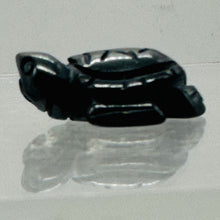 Load image into Gallery viewer, Throbbing Carved Hematite Sea Turtle Animal Beads