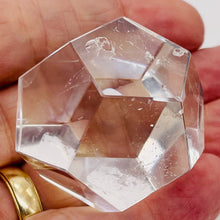 Load image into Gallery viewer, Rock Crystal 80g Dodecahedron | 36mm | Clear | 1 Figurine |