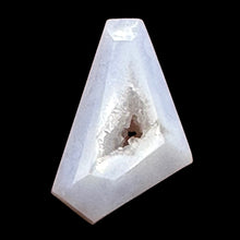 Load image into Gallery viewer, Chalcedony Druzy 12ct Designer Cut Pendant Bead| 22x13x7mm| Blue|1 Pendant Bead|