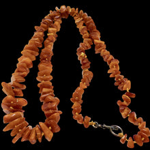 Load image into Gallery viewer, Butterscotch Amber Graduated Nugget Bead 34" NECKLACE 210790