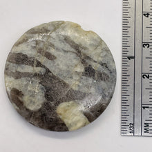 Load image into Gallery viewer, Big Cat Natural Untreated Feldspar 35mm Coin Pendant Bead | 35x5.5mm | 1 Bead |
