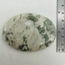Load image into Gallery viewer, Harmony Stone Oval Centerpiece Bead - Snowy Lands| 63x45x8mm | 1 Bead |