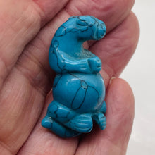 Load image into Gallery viewer, Hand-Carved Resting Otter | 1" Tall | Blue | 1 Figurine | | 1" Tall | Blue
