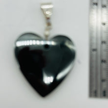 Load image into Gallery viewer, Botryoidal Goethite AAA Heart Celestial Pendant | 31x31x6mm | Black | 1 Pendant|