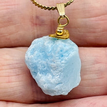 Load image into Gallery viewer, Hemimorphite 14K Gold Filled Natural Pendant | 1" Long | Blue | 1 Pendant |