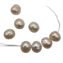 Load image into Gallery viewer, Natural Rich Cream Pink Fresh Water Pearl Parcel | 9 to 10mm | 8 Pearls |