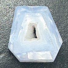 Load image into Gallery viewer, Chalcedony Druzy 27ct Designer Cut Pendant Bead| 22x21x8mm| Blue|1 Pendant Bead|