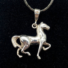 Load image into Gallery viewer, Proud Pony Sterling Silver Horse Charm Pendant 10035