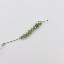 Load image into Gallery viewer, Parrot Green Diamond Faceted Beads | 0.26cts | 2.5x1.5mm to 2.2x1.7mm | 5 Beads|

