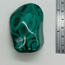 Load image into Gallery viewer, Malachite 58g Polished Gemstone FreeForm WorryStone|55x37x9mm Green| 1 Specimen|