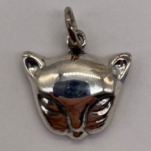 Load image into Gallery viewer, Kitty Cat Sterling Silver Charm | 3/4" Long | Silver | 1 Pendant |