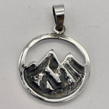 Load image into Gallery viewer, Mountain Peaks Sterling Silver Charm | 1 1/4" Long | Silver | 1 Pendant |