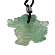 Load image into Gallery viewer, Fluorite Stone Winged Dragon Pendant | 1' Long | Green | 1 Pendant |