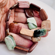 Load image into Gallery viewer, Exotic Imperial Jasper 25x18x5mm Bead 8 inch Strand 10272HS