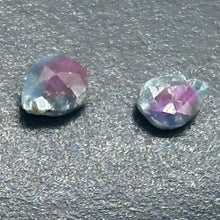 Load image into Gallery viewer, Ruby Zoisite Exquisite Flat Pear Briolette Beads | 7x5x3mm| Green, Red| 2 Beads|