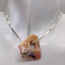 Load image into Gallery viewer, Designer Pink Peruvian Opal Pendant Bead | 30cts | 29X27X5mm | 1 Bead |