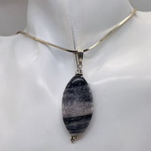 Load image into Gallery viewer, Mookaite Stormy Weather Sterling Silver Marquise | 2 1/4" Long | Gray Black |