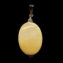 Load image into Gallery viewer, Mookaite Australian Sterling Silver Oval Pendant | 1 1/2" Long | Sand |