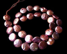 Load image into Gallery viewer, Sensational Rose Gold FW Coin Pearl Strand 108317