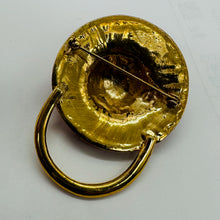 Load image into Gallery viewer, Society Designer Hat Brooch | 56x42x15mm | Sparkling Red | 1 Brooch |