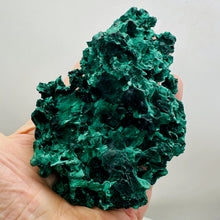 Load image into Gallery viewer, Natural Green Malachite Crystalline Display Specimen 386g 128x92x50mm