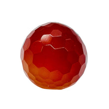 Load image into Gallery viewer, Disco Ball Facet! 18mm Natural Carnelian Bead 7261A