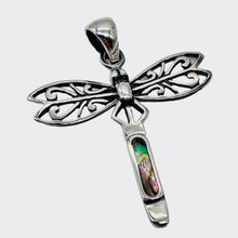 Load image into Gallery viewer, Dragonfly Sterling Silver Charm | 1 1/4" Long | Silver | 1 Pendant |