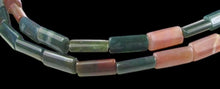 Load image into Gallery viewer, Exotic Fancy Jasper 15x8x5mm Tube Bead Strand 109534