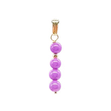 Load image into Gallery viewer, Phosphosiderite Dangle 14K Gold Filled Pendants | 1 1/4" long | Lavender |