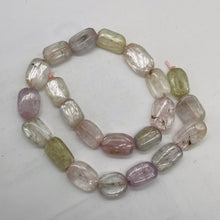 Load image into Gallery viewer, Kunzite 61G Flat Nugget Bead Strand | 20x13x5to 17x12x6mm | Pink, Green, Clear |
