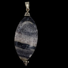 Load image into Gallery viewer, Mookaite Stormy Weather Sterling Silver Marquise | 2 1/4" Long | Gray Black |