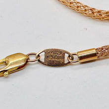 Load image into Gallery viewer, 14K Rose Gold Foxtail Necklace | 3mm | 6.5g | 17 Inch |