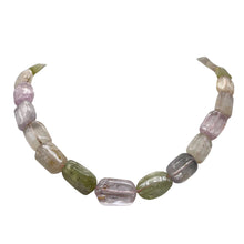 Load image into Gallery viewer, Kunzite 55G Flat Nugget Bead Strand | 16x9x5 to 15x10x4mm | Pink, Green, Clear |