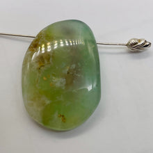 Load image into Gallery viewer, Rare Natural Chrysoprase Pendant Bead | Green | 60cts | 38x26x7mm |