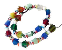 Load image into Gallery viewer, Hand Made Glass Lampwork People 23x25x12mm Bead Strand 107593