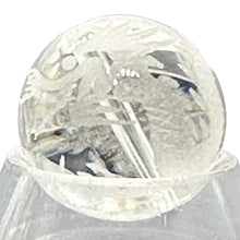 Load image into Gallery viewer, 1 Spectacular Hand Etched Dragon Phoenix Natural Quartz 18mm 10637 | 18mm | Clear