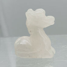 Load image into Gallery viewer, Graceful! Carved Rose Quartz Girafffe 925 Sterling Silver Pendant 509267RQS
