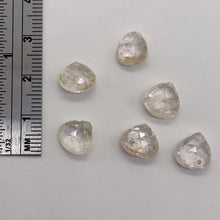 Load image into Gallery viewer, 1 Premium 8x8x4 to 9x9x4.5mm Pink Topaz Faceted Briolette Bead 4077F