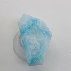 84cts Druzy Natural Hemimorphite Pendant Bead | Blue | 45x36x10mm | 1 Bead |