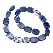 Load image into Gallery viewer, Sensational! Natural Sodalite Bead Strand | 20 Beads |17x15x5mm to 20x15x5mm |