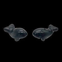 Load image into Gallery viewer, Carved Sea Animals Obsidian Whale Beads