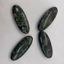 Load image into Gallery viewer, Ocean Jasper Speckled Green Gray Pendant Beads | 45x18x8mm | Green Grey | 4 |