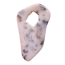 Load image into Gallery viewer, Peruvian Opal 13g Abstract Cut | 64x37x6mm | White. Gray, Pink | 1 Pendant Bead|