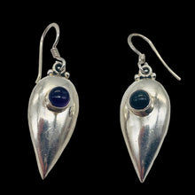 Load image into Gallery viewer, Semi-Precious Royal Natural Amethyst Sterling Silver Drop Earrings | 2" Long |