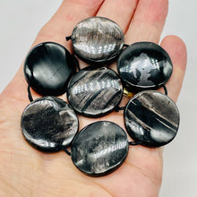 Load image into Gallery viewer, Mirrors Hypersthene 29x7mm Pendant Bead 8 inch Strand for Jewelry Making 7041HS